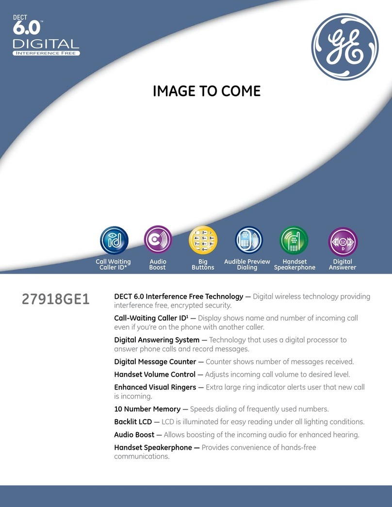 GE 27918GE1 User manual