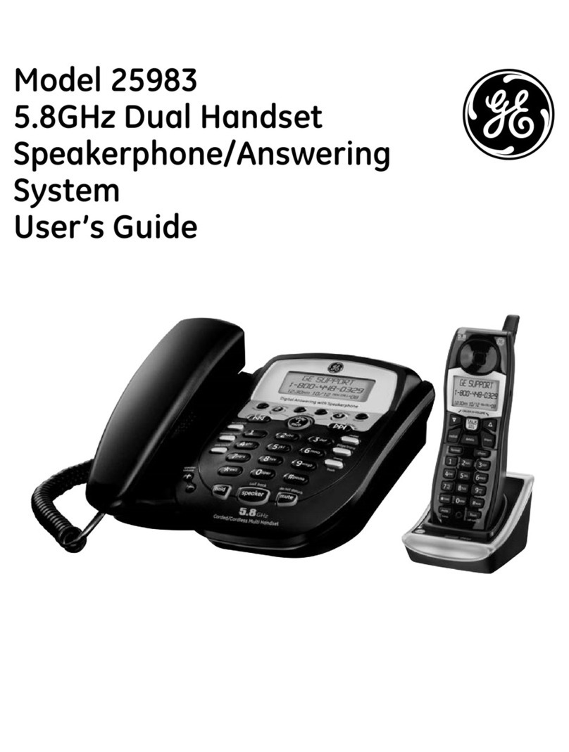 GE 5467 User manual