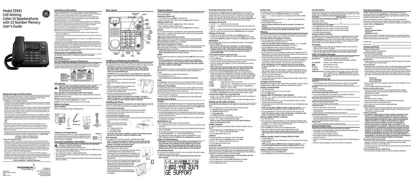 GE 29581 user guide