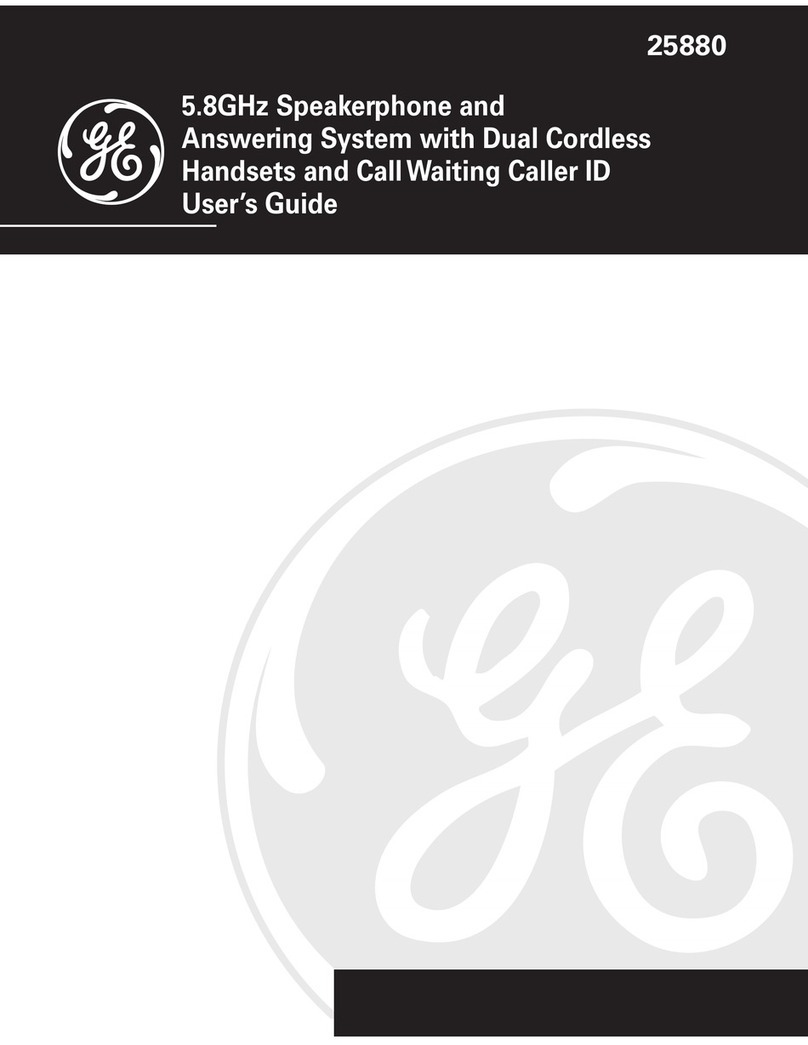 GE 25880 User manual