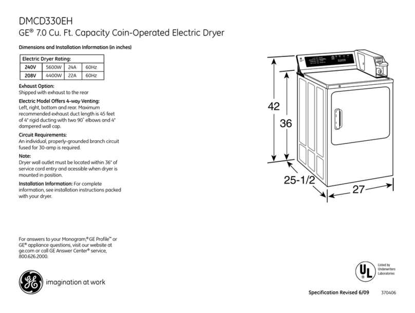 GE DMCD330EH Manual