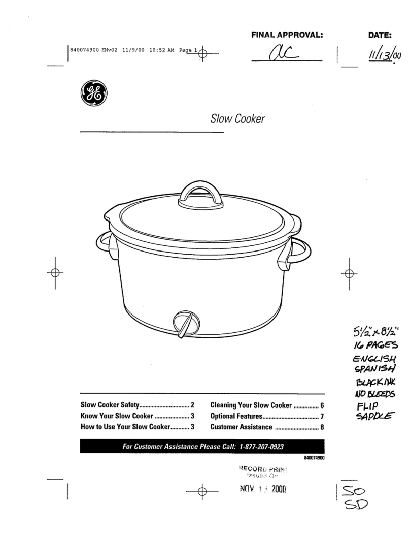 GE 106661 User manual