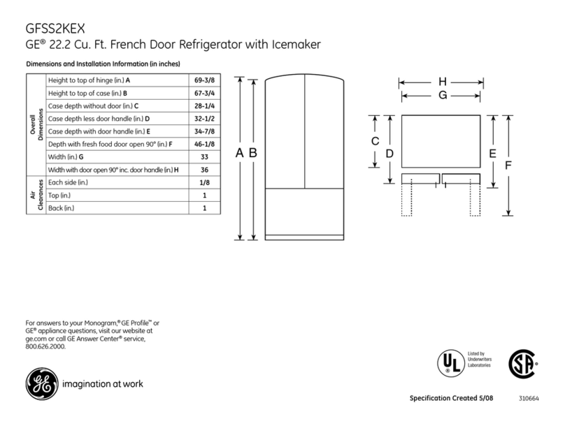 GE GFSS2KEXSS Manual