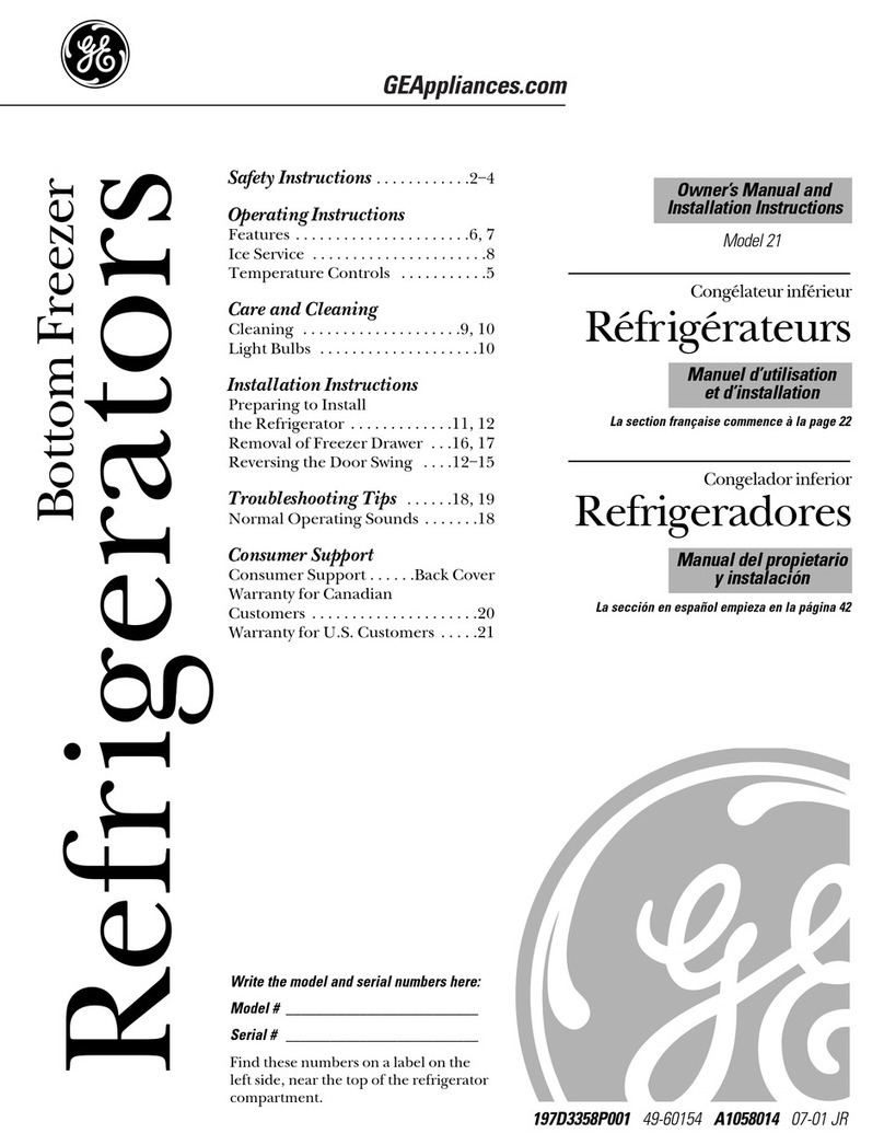 GE 21 User manual