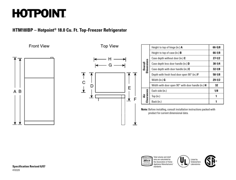 Hotpoint HTM18IBP datasheet
