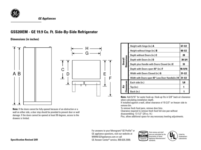 GE GSS20IEM User manual