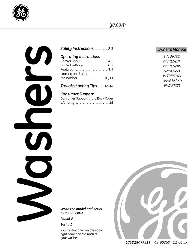 GE EWA6500 User manual