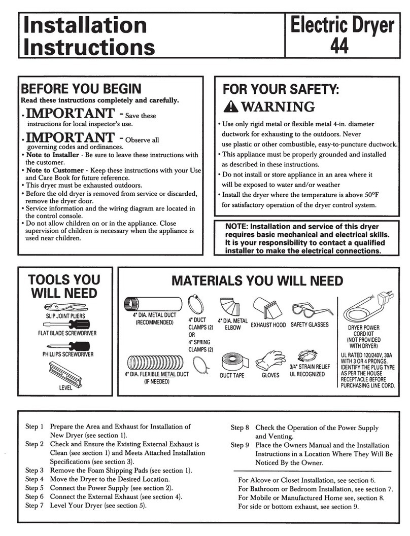 GE 500A187P044 User manual