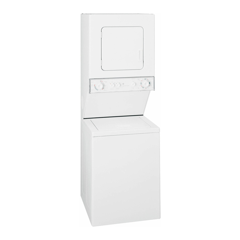 GE Unitized Spacemaker WSM2420 Use and care guide