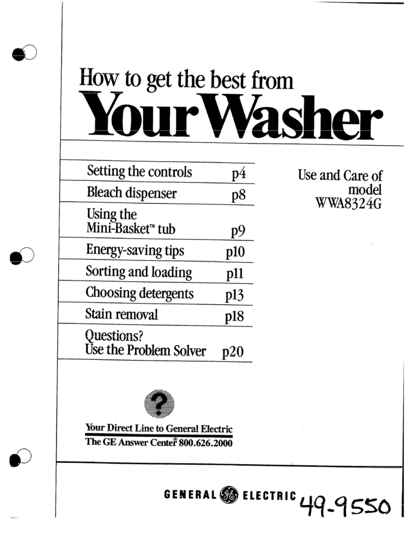 GE WWA8324G Installation instructions