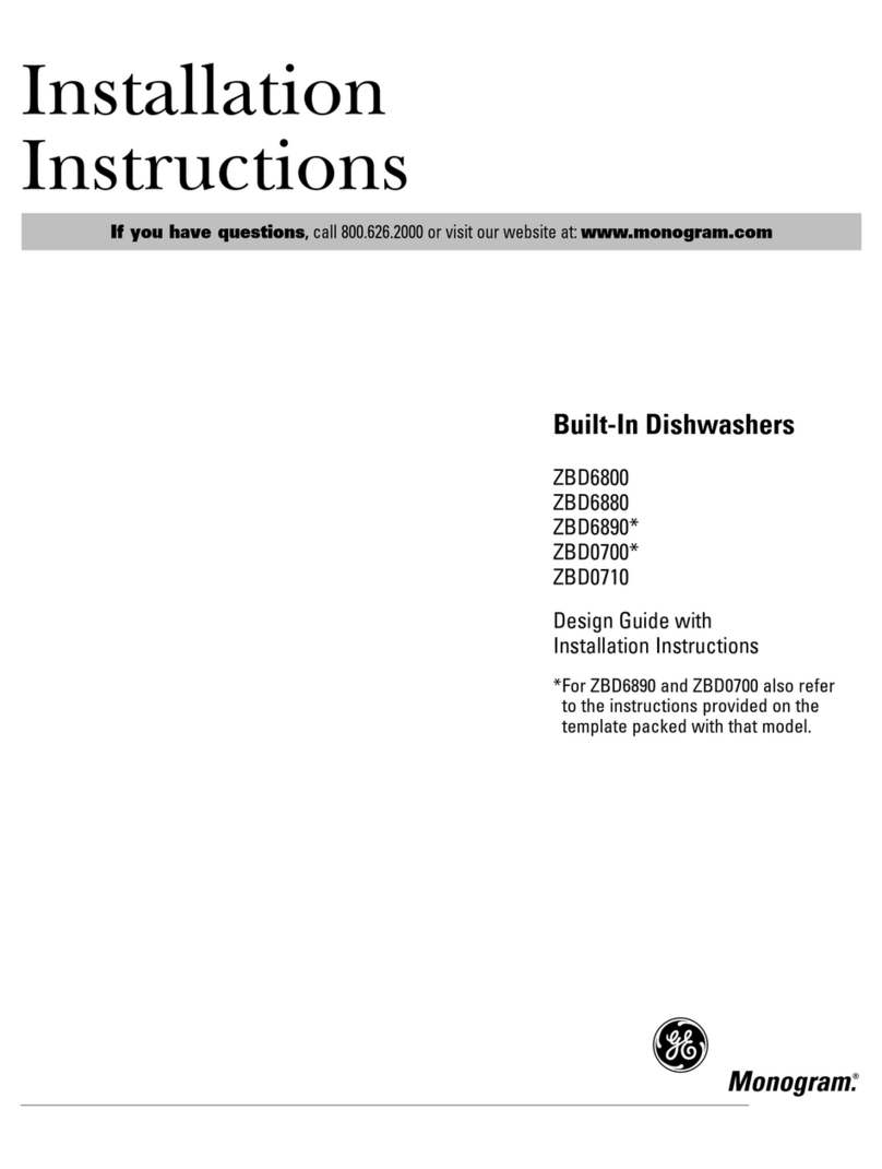 GE Monogram ZBD0700 User manual GE Monogram ZBD0700 User manual