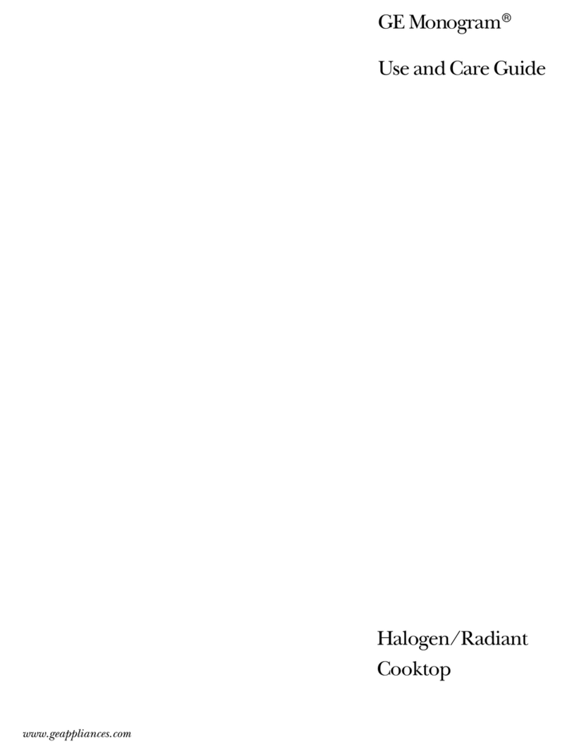 GE Digital Radiant Cooktop Use and care guide