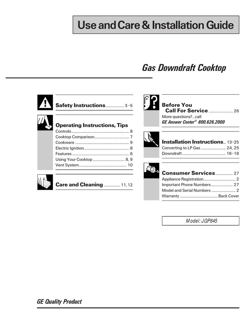 GE JGP645 Training manual