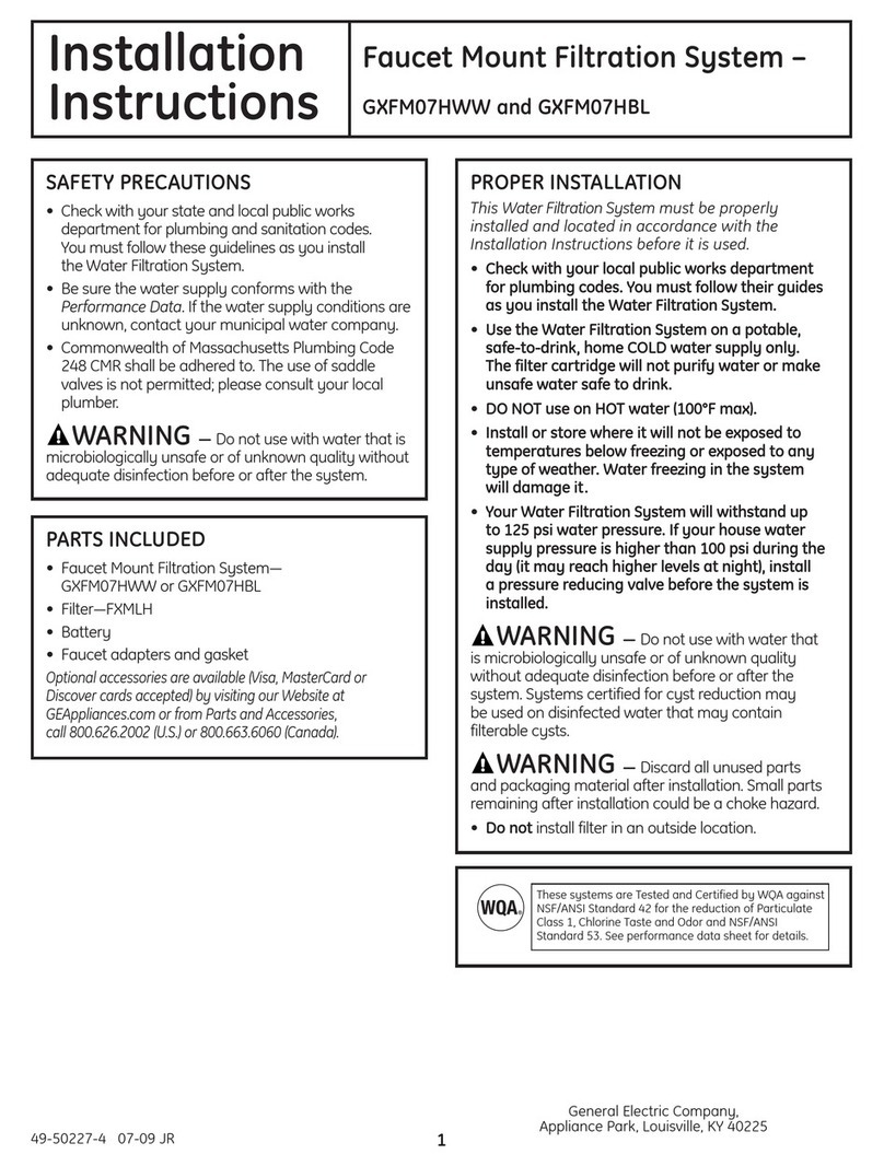 GE GXFM07HBL User manual