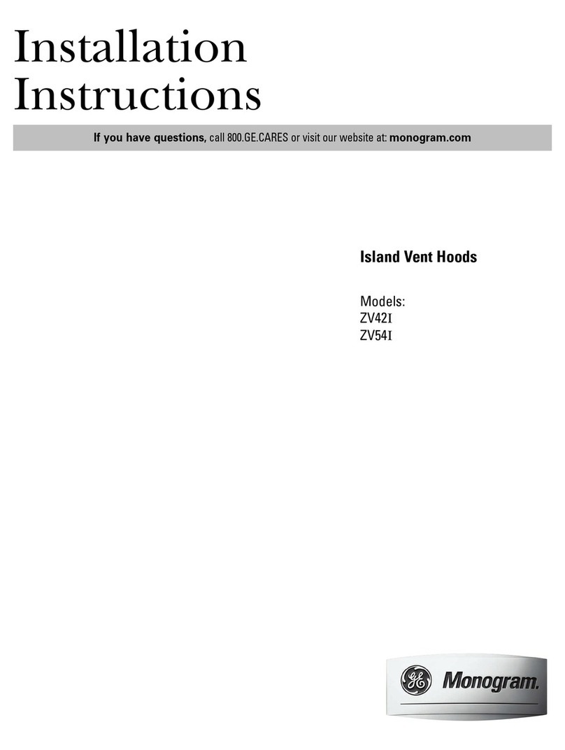 GE ZV421 User manual