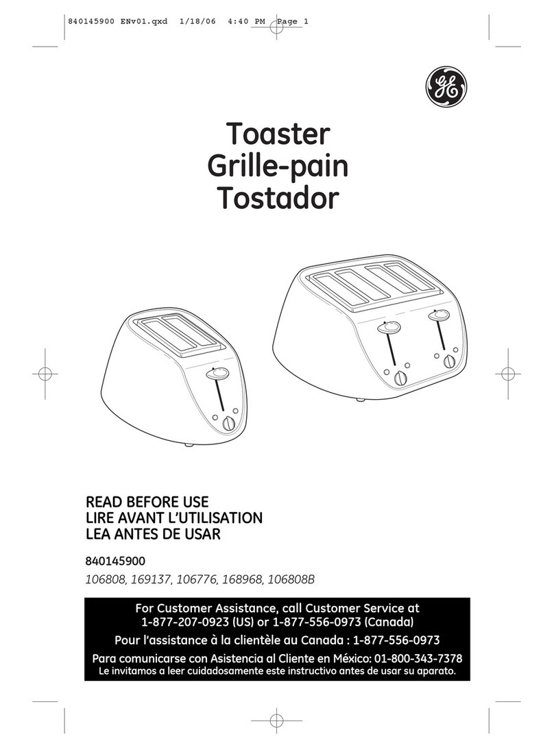 GE 106776 User manual