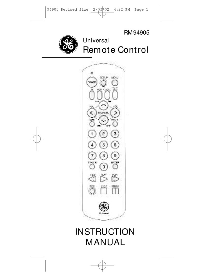 GE RM94905 User manual