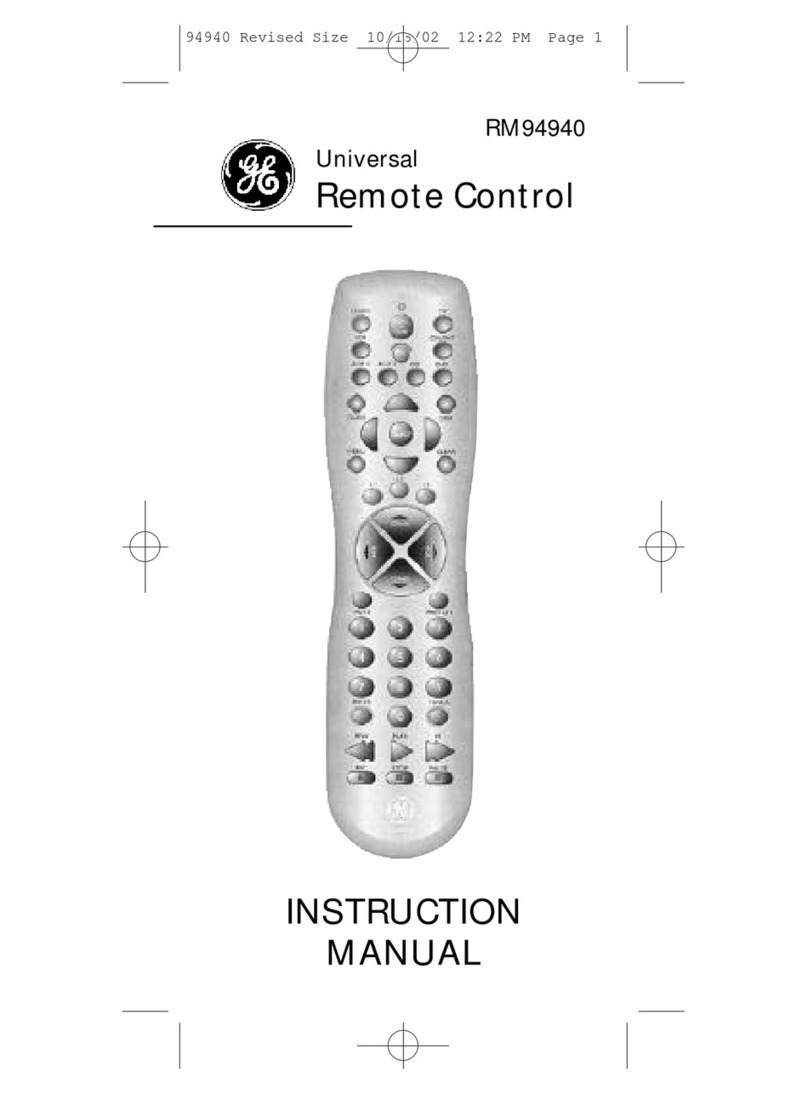 GE RM94940 User manual