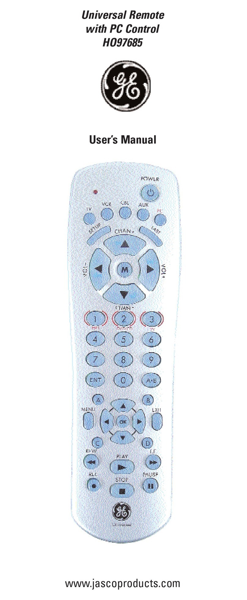 GE HO97685 User manual