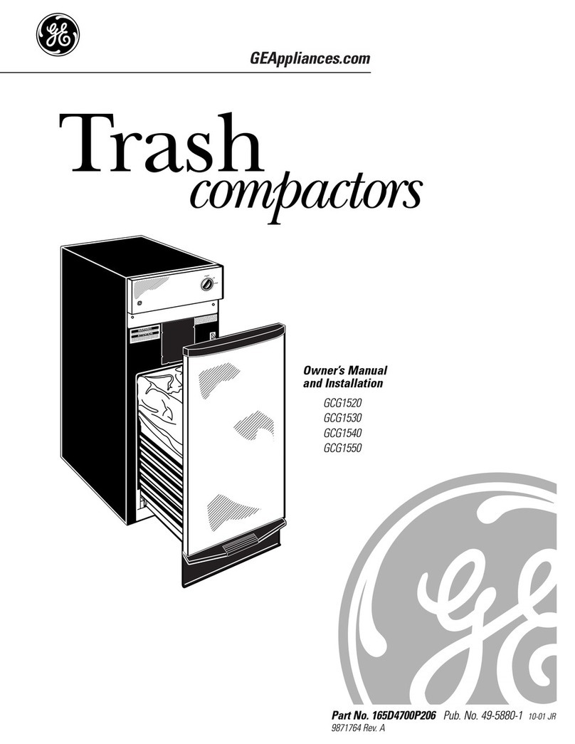 GE GCG1520 Safety guide