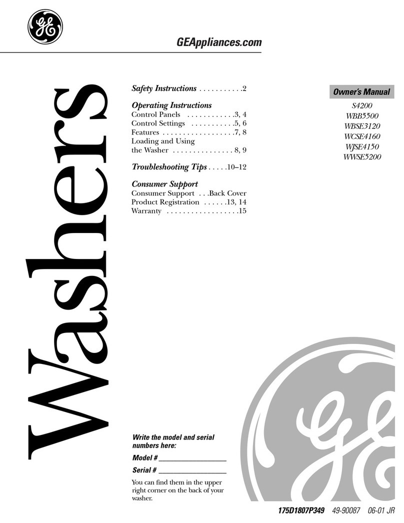 GE WBB5500 User manual