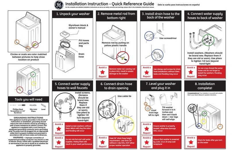 GE EWA5600 User manual GE EWA5600 User manual