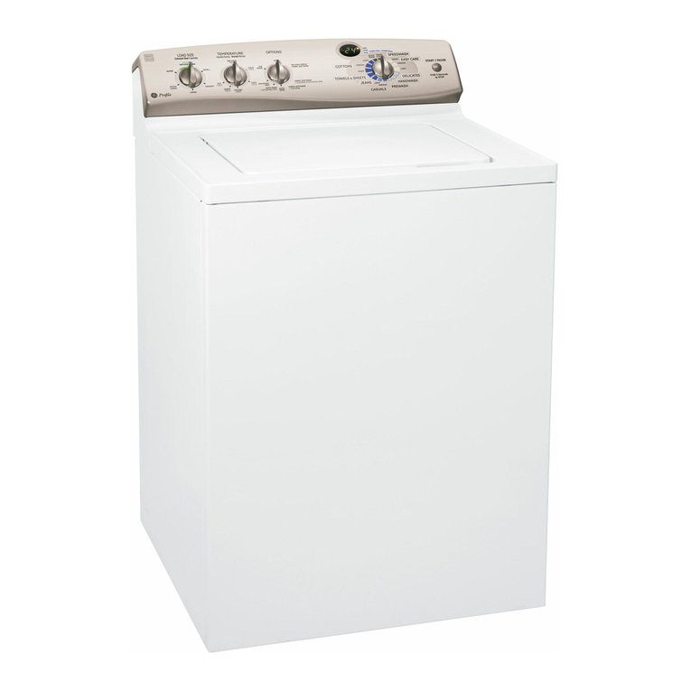 GE WPRE8150KWT User manual