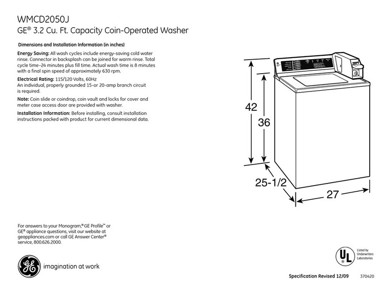 GE WMCD2050J User manual