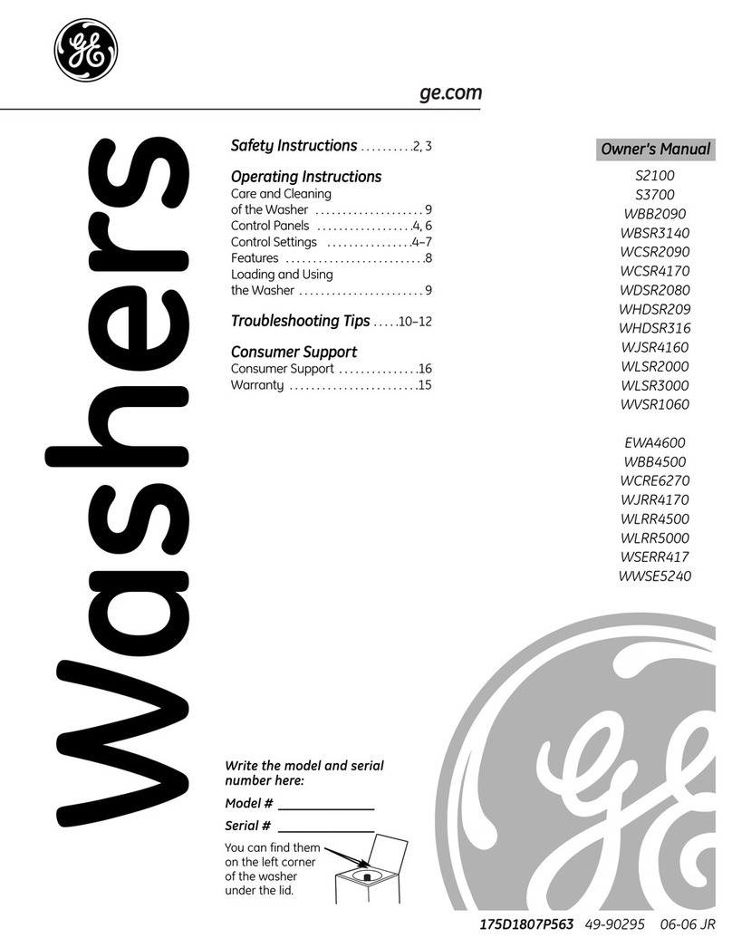 GE EWA4600 User manual