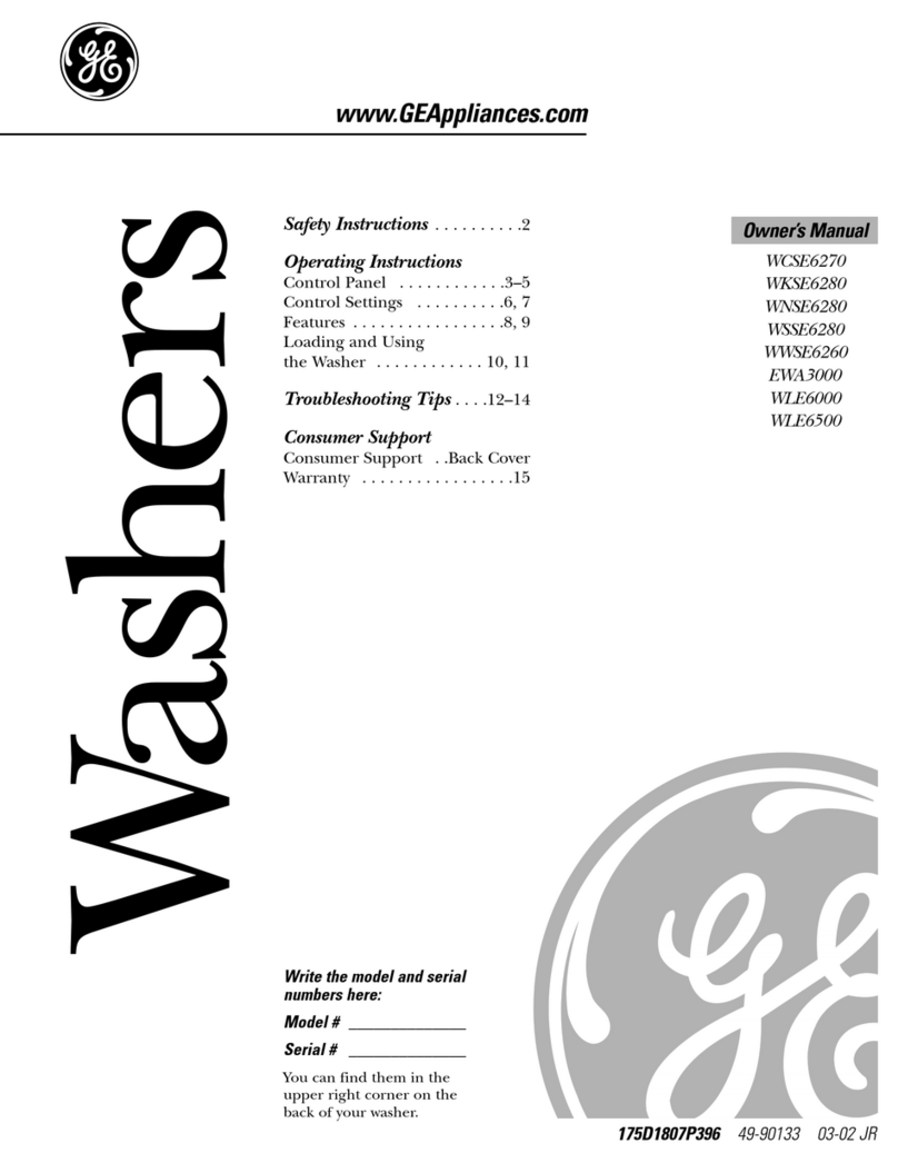 GE EWA3000 User manual