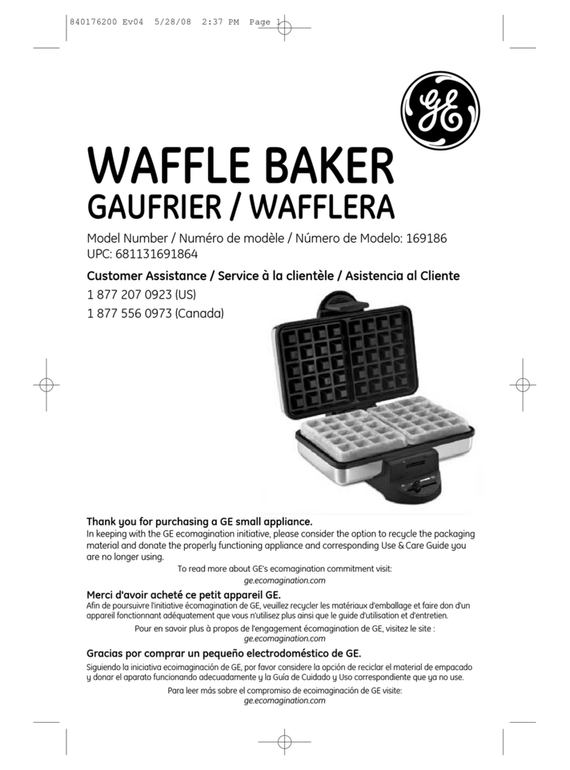 GE 840176200 User manual