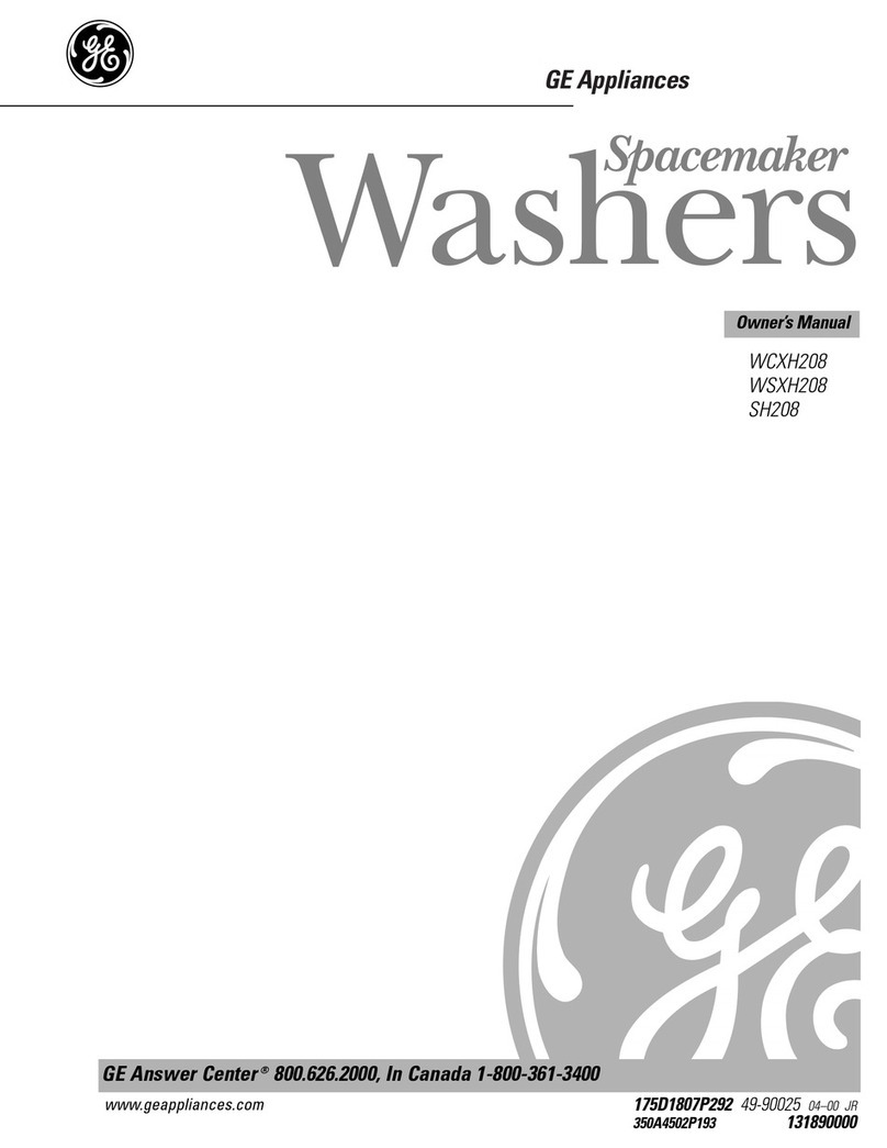 GE SH208 User manual GE SH208 User manual