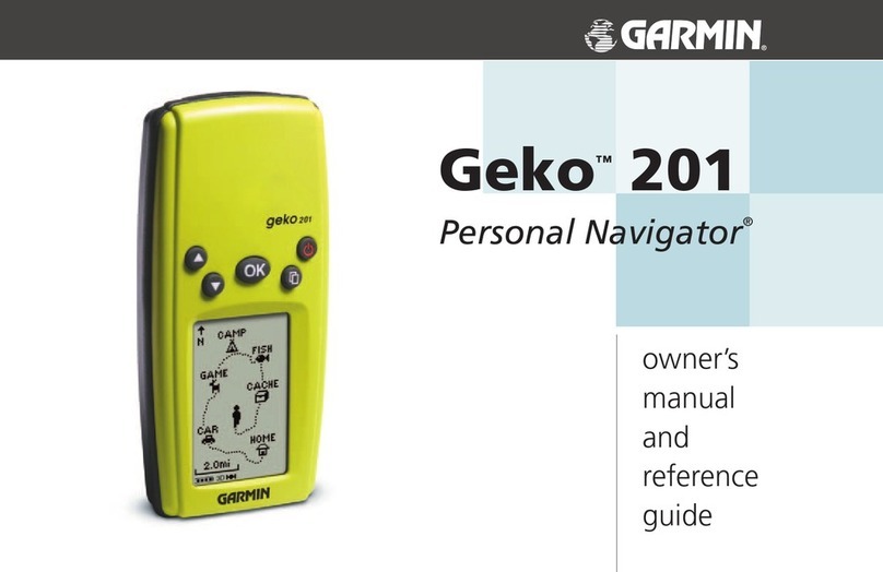 Garmin GekoTM 201 User manual