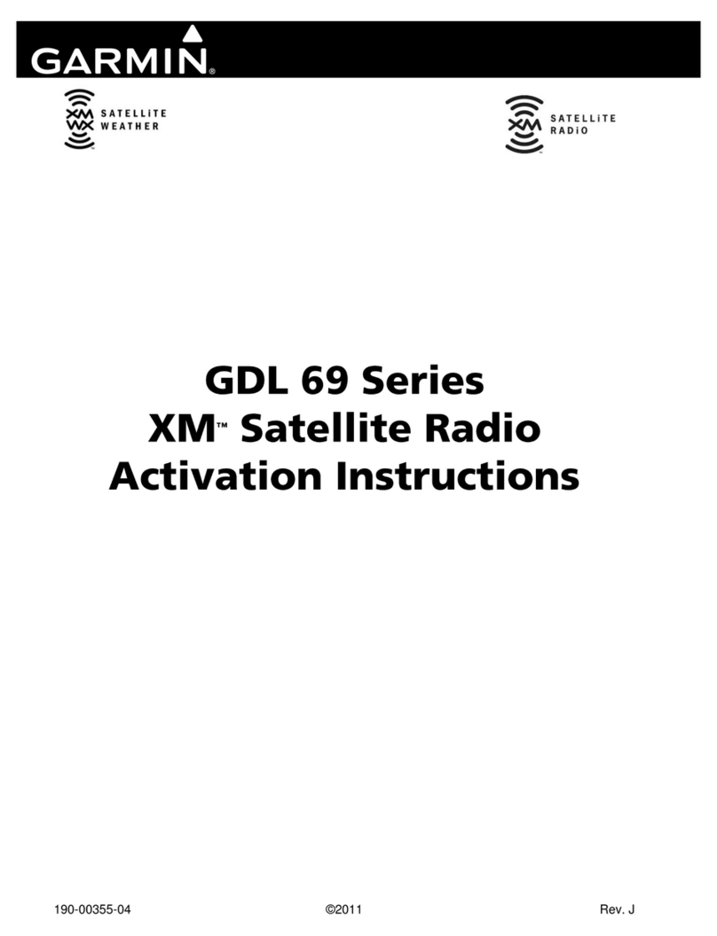 Garmin XM GDL 69 User manual