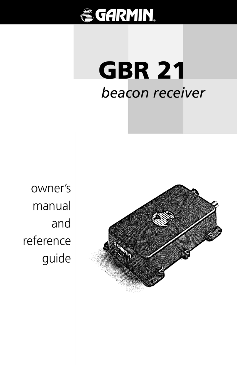 Garmin GBR 21 Owner's manual and reference guide