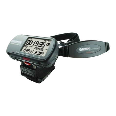 Garmin Forerunner 301 - Running GPS Receiver User manual