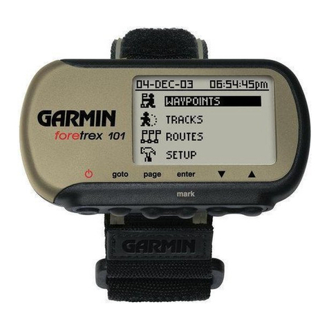 Garmin 101 User manual