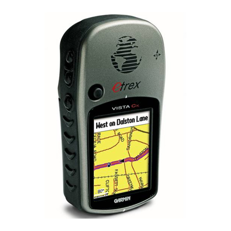 Garmin eTrex Vista Cx owner's manual