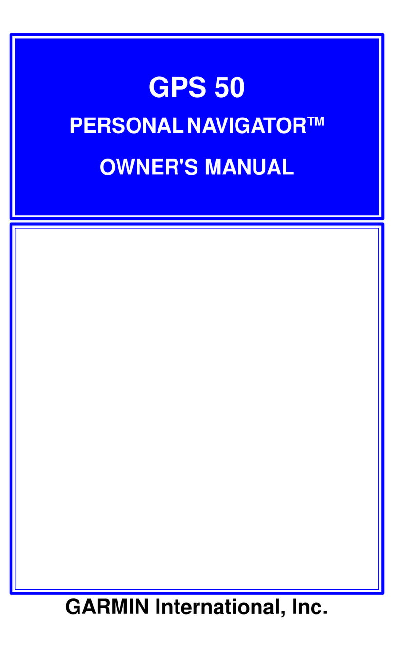 Garmin GPS 50 owner's manual