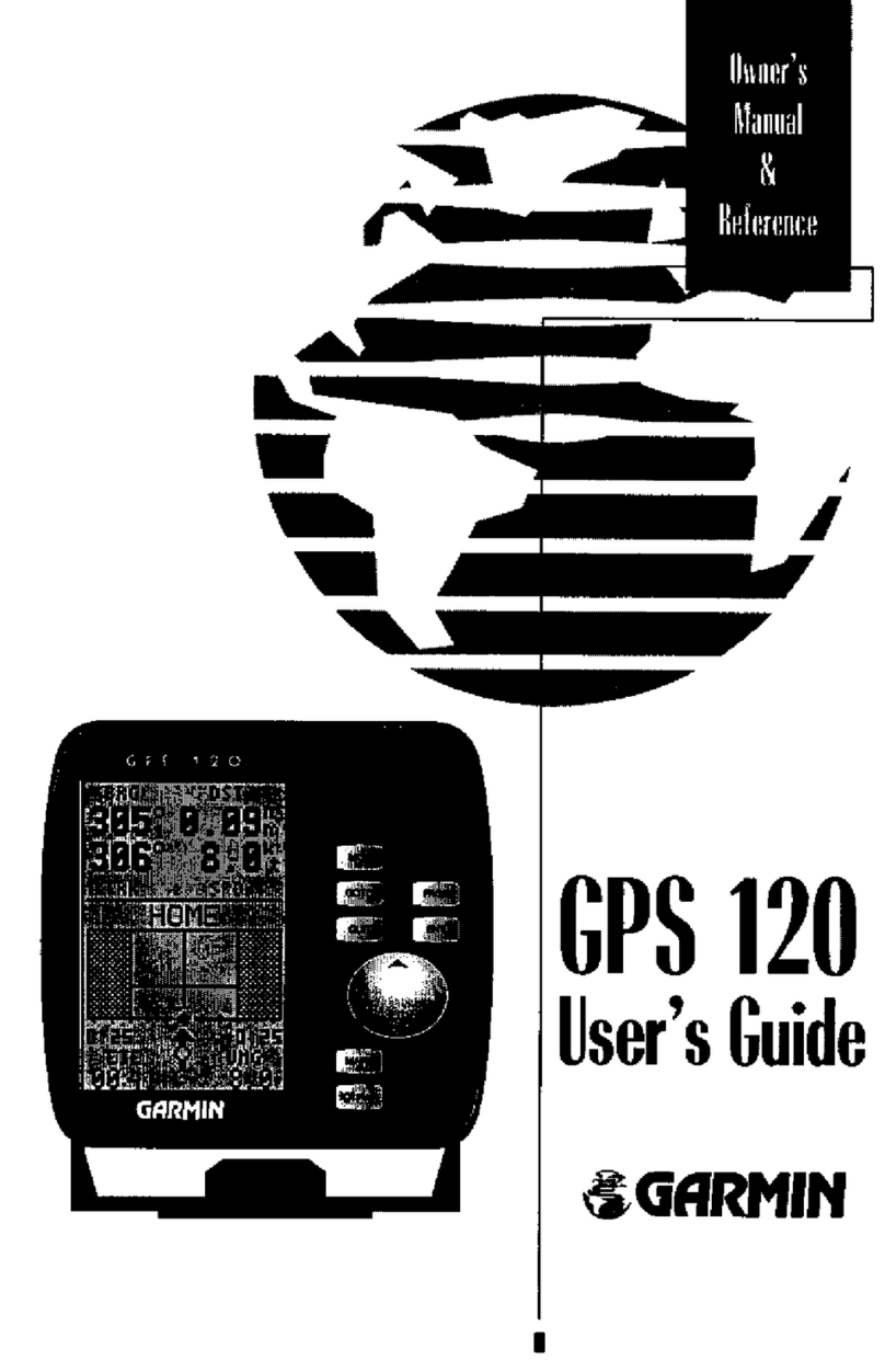 Garmin GPS 120 user guide