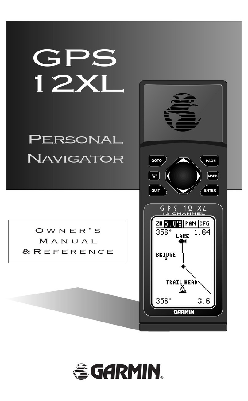 Garmin GPS 12XL - Hiking Receiver Owner's  manual  & reference