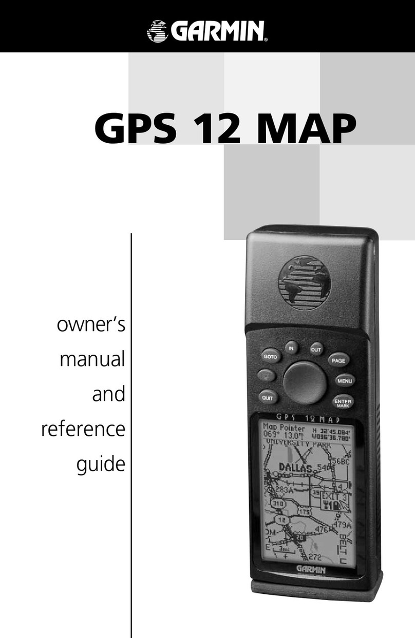 Garmin GPS 12 MAP User manual