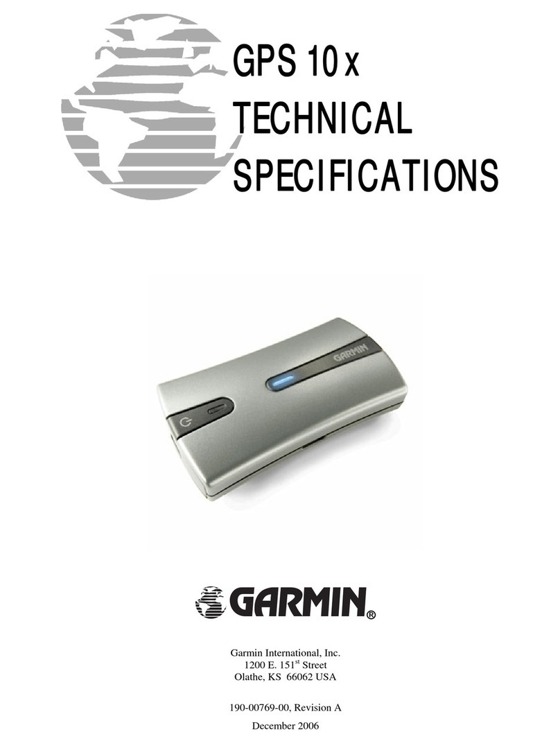 Garmin GPS 10x User manual