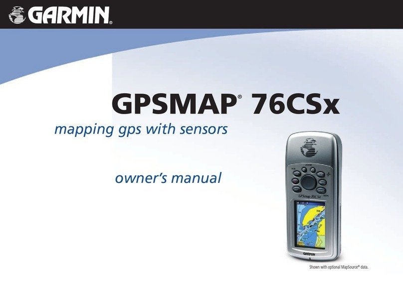 Garmin GPSMAP 76 CSx User manual