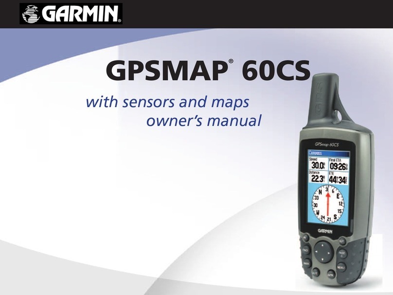 Garmin GPSMAP 60CS owner's manual