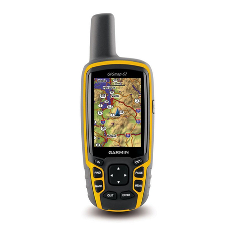Garmin GPSMAP 62 Quick start manual
