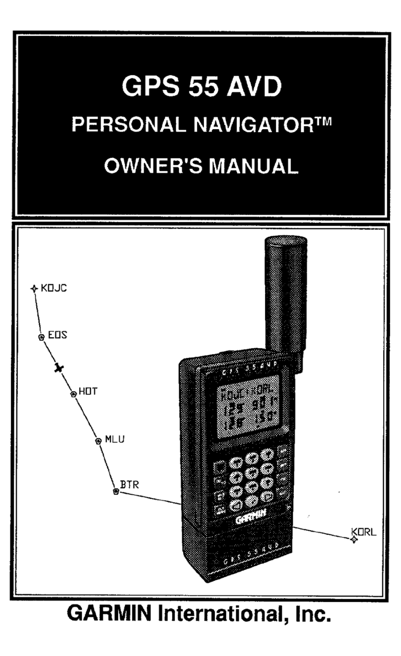 Garmin 55 AVD User manual