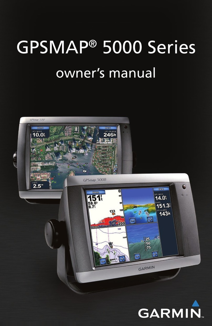 Garmin GPSMAP 5000 Series User manual