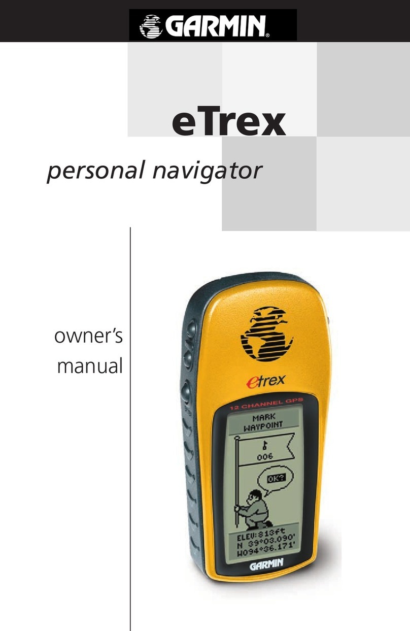 Garmin eTrex - Hiking GPS Receiver User manual