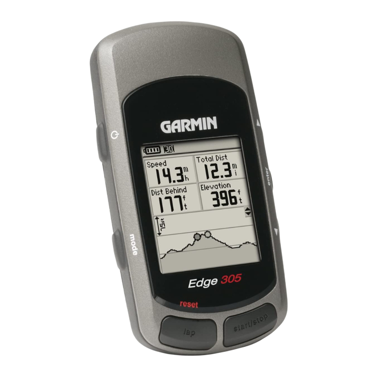 Garmin Edge 205/305 User manual